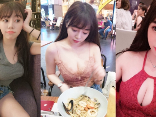 最狂男友視角！「巨乳小隻馬」超低胸露白嫩雙球　「G奶溝」深不見底！