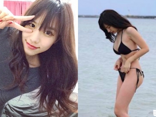 氣質美女「海邊喬小褲褲」好奔放！「前後雙凸」豐滿身材比基尼細繩罩不住！