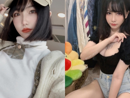 高領都無法阻擋的巨乳！甜美童顏妹「洛洛子」胸前高聳少女峰讓人好想攀頂看看！