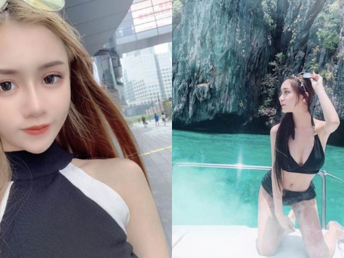 正妹「MINAA」黑色比基尼現深溝，養眼美乳火辣度爆高！