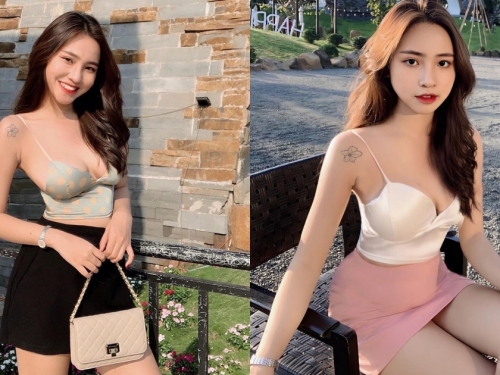 可愛妹子出門「乳球快要爆出」，胸前開開「側乳畫面太噴血」！