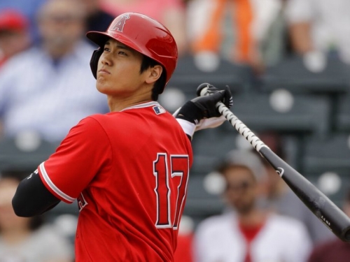 MLB／春訓第三場 大谷首安、首打點同開張