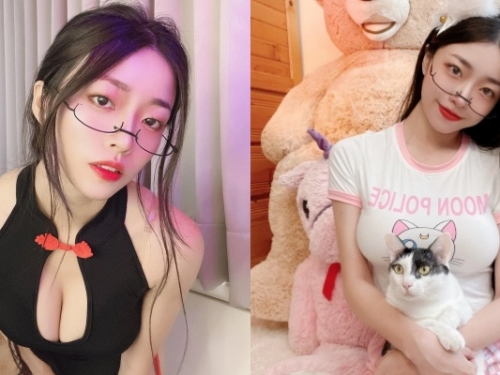 JKF 女郎「妍妍兒」完美消化「二次元眼鏡」！御姐、萌妹風格都好看