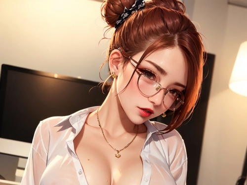 🔞AI生成美女~AIドローイングペン-Office Lady