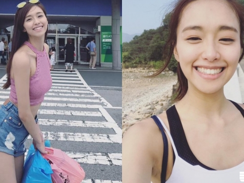 全糖女孩最讚了！「神級長腿」香港嫩模，原來私下是健康型陽光女孩！