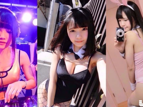 童顏女DJ「乳量滿滿」富有彈性！化身兔女郎...「渾圓蜜桃臀」好想咬一口！