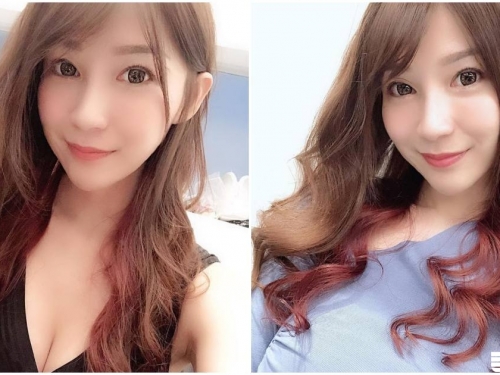 正妹恩齊兒「自拍美照」好辣喔，中間深V展現「火辣曲線」！