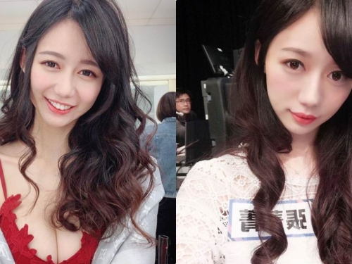 超逆天美腿女神「張菁菁Arlena」，紅色爆乳裝「曲線兇爆」！
