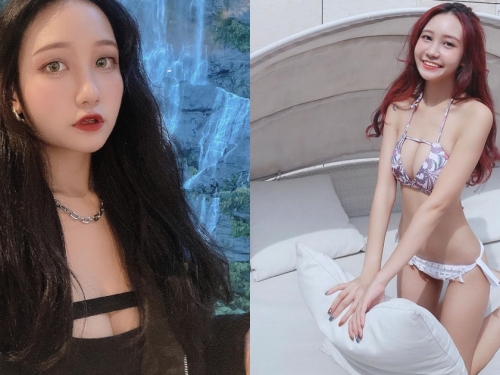 男裝服飾店的「正妹店員」有夠甜！蔣馨「渾圓美波」熱情解放，有泳池的地方就有她！