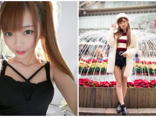誰說新竹很無聊！「全糖系女孩」葦葦超大電眼與白皙美腿，讓路人看傻眼！