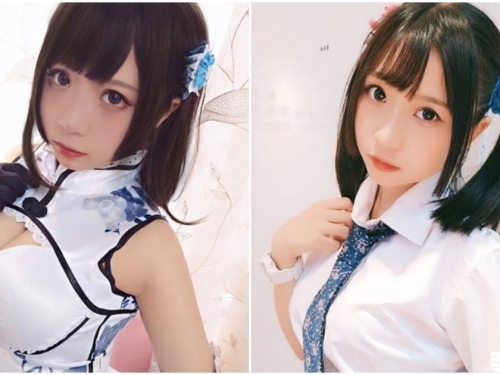 爆乳小蘿莉「上圍太兇了」，「雄偉胸型」要撐爆襯衫啊！