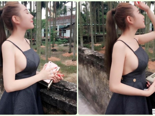 這妹子狂！野外驚見「高級側乳妹」胸器逼死人！超兇猛畫面讓人無法離開視線…