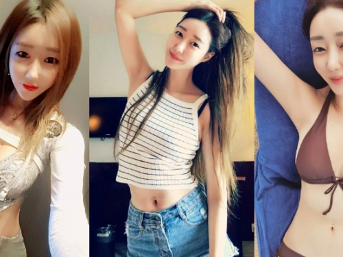衣服太小件！正妹「過人奶量」快撐爆上衣，「混圓大長輩」忍不住探出頭來！