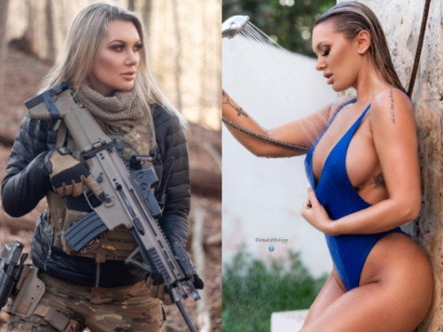 狠角色！特戰女兵胸前配備兩顆「人肉乳彈」　視覺衝擊太強光看就腿軟
