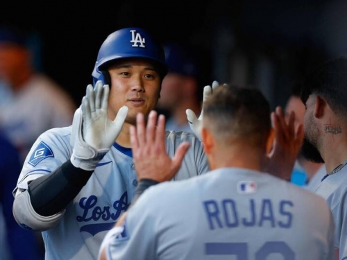 MLB》全壘打王大谷翔平敲第44轟！ 道奇18安痛宰洛磯