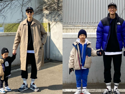 IG超人氣父子！韓國帥爸與兒子的日常穿搭照，從小培養潮流品味