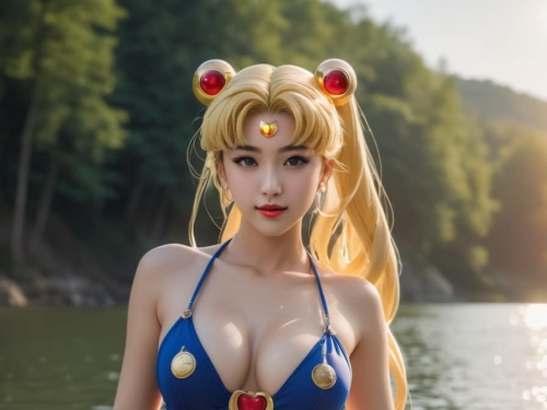 Beautiful Maiden Soldier - Moon Hare Swimsuit Collection