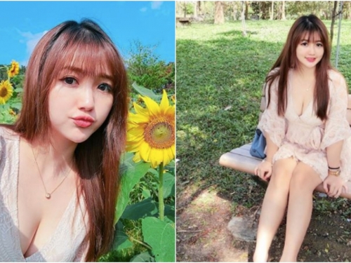 出門踏青94要帶長輩！「莫葵Vika」小洋裝逛向日葵花海，亮點好明顯～