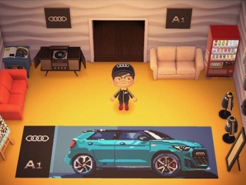 集合登島賞車囉！台灣奧迪在《動森》推出「像素版」 Audi A1 Sportback 線上展間