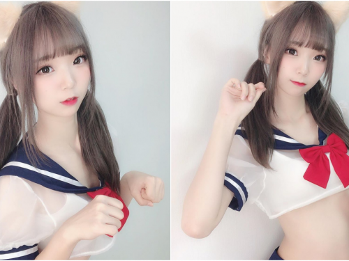 女友Fu爆棚！高顏值「制服美女」白皙身材太犯規！超甜美外型讓人戀愛啦...