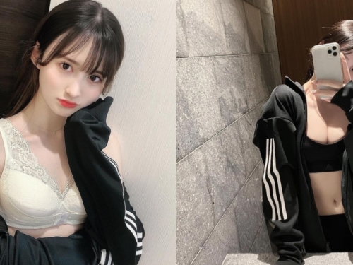 高冷櫻花妹「最喜歡暗黑風格」，蕾絲內衣辣照「現出深溝」！