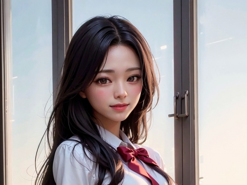 AI生成美女~JK放課前後