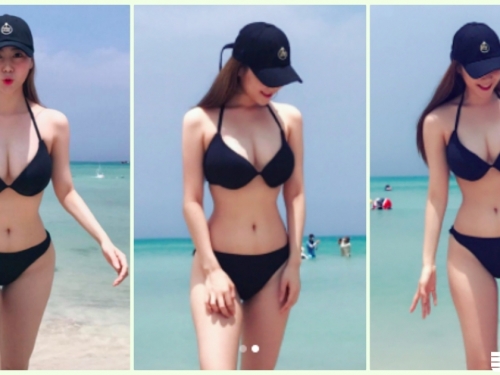 音樂派對驚見「白皙大奶妹」豪乳身材太銷魂！超美體「邪惡線條」讓一旁男生好興奮…