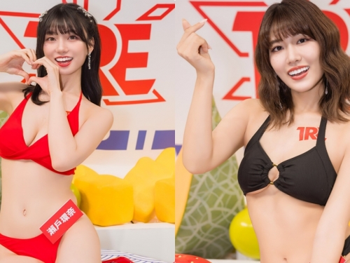 女優「瀨戶環奈」、「神宮寺奈緒」剉冰轉盤登場，「清涼消暑畫面」太性感！