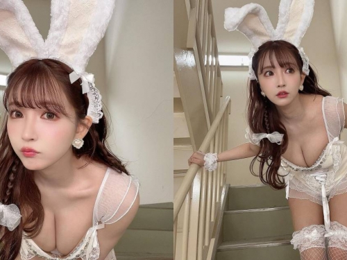 「三上悠亞」化身爆乳兔女郎拜年！多變造型秀「巨乳美尻」引十幾萬人按讚！