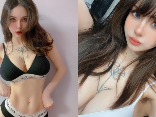 滿滿奶香！G奶混血天菜「古榕榕」奶油抹全身，用白皙雪乳火辣色誘！
