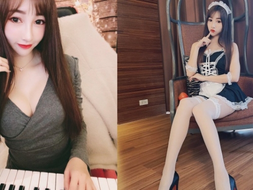 會樂器的女生太有魅力！音樂才女「嚴琪琪」曬美乳彈琴、打鼓迷倒網友
