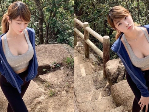 負擔太重！「蘇小小Zoe So」爬山累到掏出聖母峰，宏偉視角讓人自願上背攻頂！