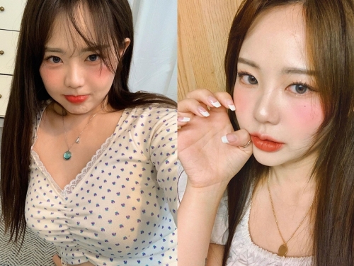 148公分童顏巨乳小隻馬部落客「홍영기」幼齒臉蛋配豐滿上圍　整個畫面超衝突