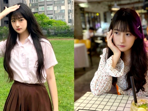 175cm！18歲正妹「裘斯淇」空靈氣質太夢幻，纖長美腿根本逆天而行！
