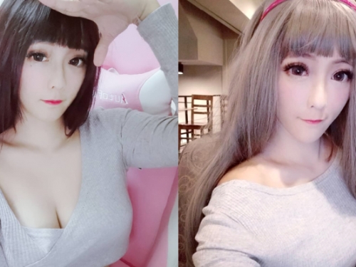 性感小插畫家！「小Ｋ貓Kamila」水靈大眼笑容甜美，武器一挺兇猛得男粉狂讚嘆！