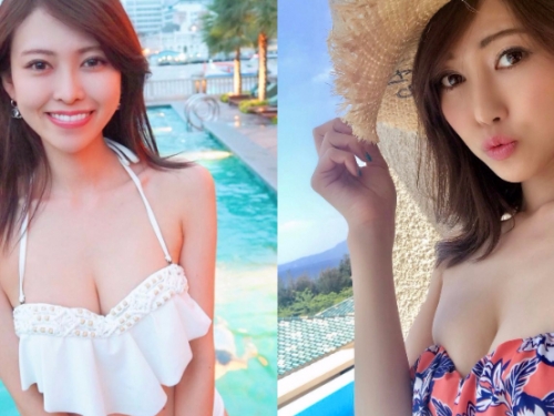 「極品櫻花妹」駕到！比基尼套套爆乳大秀渾圓奶球！這畫面太美我不敢看...