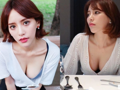 太美啦！長榮空姐「發發」氣質爆棚，「渾圓雪乳」不論禮服還是運動服都很不安份！