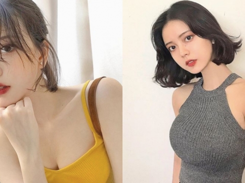 清新系短髮少女「VXCTHU」神似洋娃娃！精緻甜美還粉嫩可愛！
