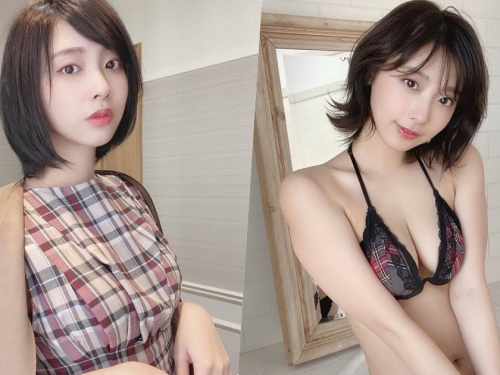 超兇版廣末涼子！正妹水湊みお「解放美乳」，Q彈奶量太迷人！