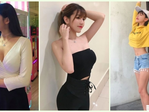 夾娃娃機店「白皙美乳妹」甜美笑容好犯規！超飽滿「豐滿上圍」讓人受不了..