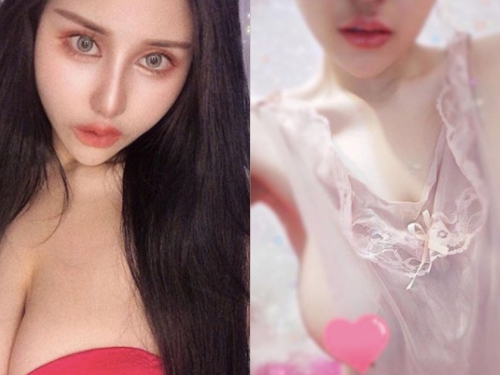 性感正妹學不會穿睡衣！「美胸高手」大方秀豪乳，想要變瘦變大胸都可以找她～
