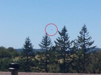 碟型UFO出現在美國俄勒岡州！