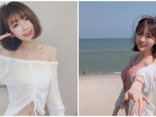 正妹實況主「妮妮子」好身材深藏不露，萌笑大眼瞬間吹散寒流！