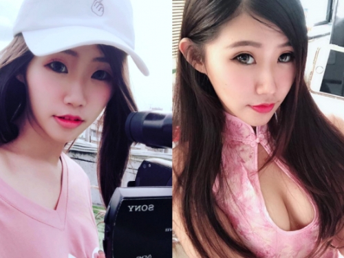 甜美正妹還有點辣！「娃比」水汪大眼美乳乍現，凹凸有致好身材讓所有粉絲口水直流！
