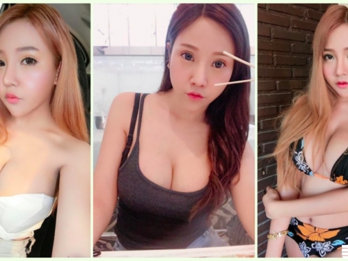 好狂！超胸「爆乳大奶妹」F奶能量要爆發了！邪惡的「低胸視角」畫面沒有極限…