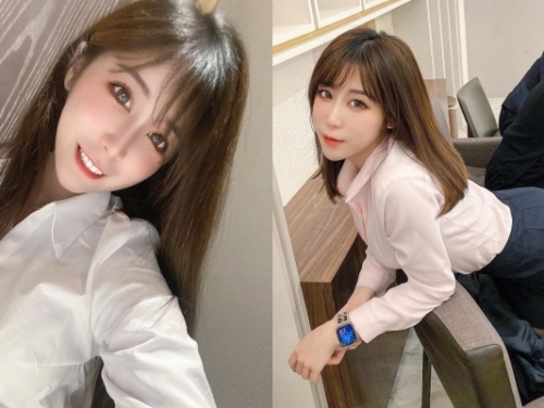 正妹代銷「黛黛」曬自拍對比照！曝光一年前後差異：變最多的是體重和年紀