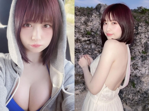 精靈系美少女「宮內凜」無辜表情萌到一個犯規　低胸炸出「深邃人字溝」整個乳香四溢