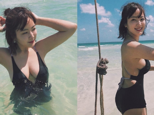 太驚喜！日本助理主持人「林加奈子」有意想不到的巨乳身材