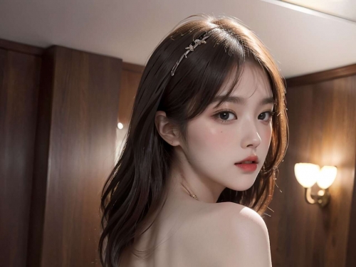 Long hair pure woman 2