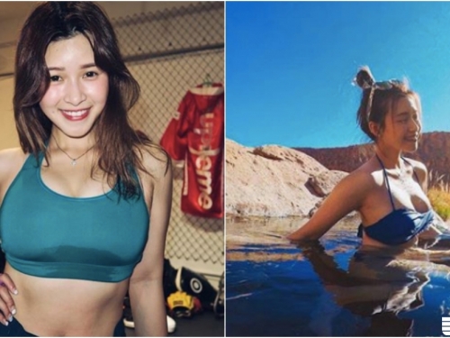 原來是「隱乳系正妹」！外衣一脫「渾圓美胸」現形！陽光照下陰影弧度好誇張啊！